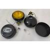 Pair Hella Yellow Fog Lamp With Cover With Bulb H3 Halogen Bulb Universal K585