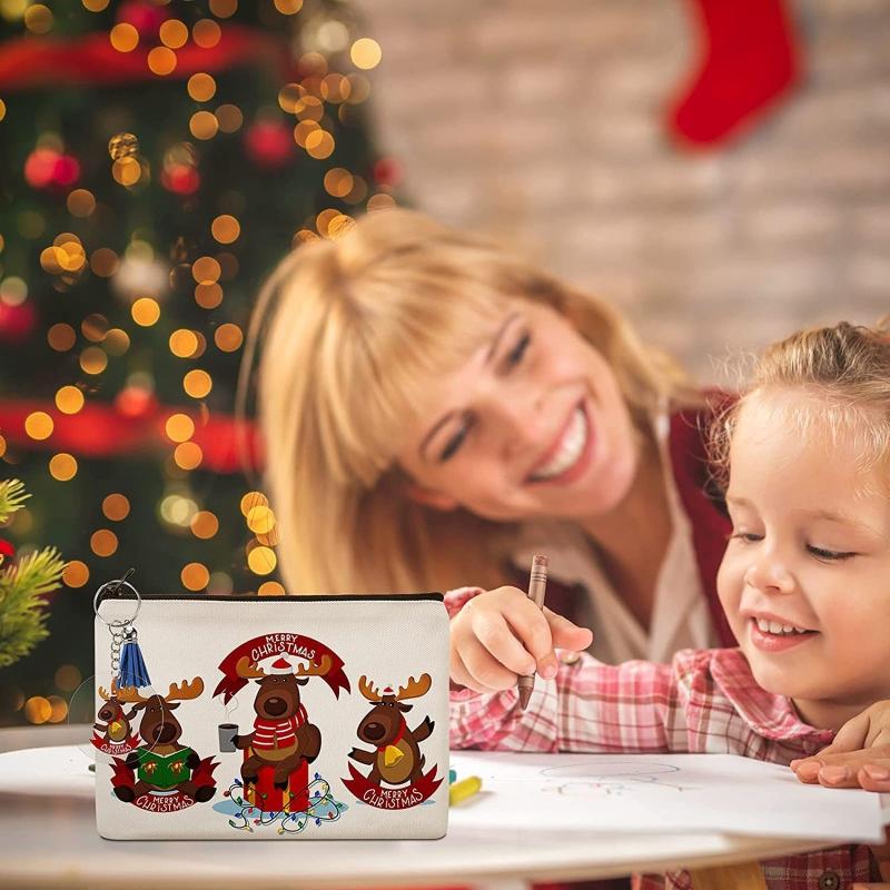 Thermal Transfer Blank Cosmetic Bag Zipper Clutch Bag Thickened Storage Bag Sublimation Blank Travel Pencil for Case