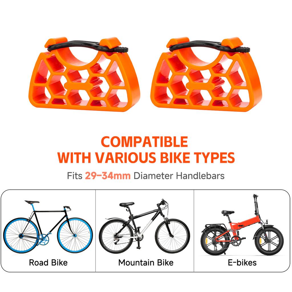 Bike Handlebar Bracket Lightweight   for Mountain Bike Road Bike Compatible with 29-34mm Diameter Handle