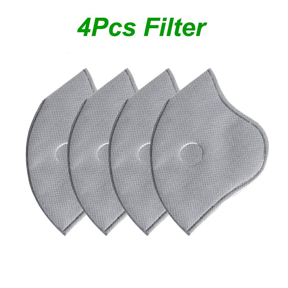 Tcare Велосипедная маска для лица с фильтром Pm2.5 Защита от загрязнений Велосипедная маска Активированный уголь Дыхательный клапан Велосипедная маска-балаклава Маска