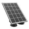 Camera Solar Charging Panel with Bracket 3W 5V Monocrystalline Silicon Type C Security Camera Solar Panel for   Devices