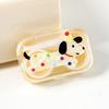 Cartoon Animal Contact Lens Case For Women Girls Portable Travel Eye Contact Lenses Box Storage Container With Mirror Tweezers