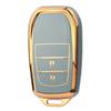 Jingyuqin 2/3/4 Buttons Soft TPU Car Key Cover Case For Toyota CHR Hilux Land Cruiser 200 Camry Corolla RAV4 Highlander Crown