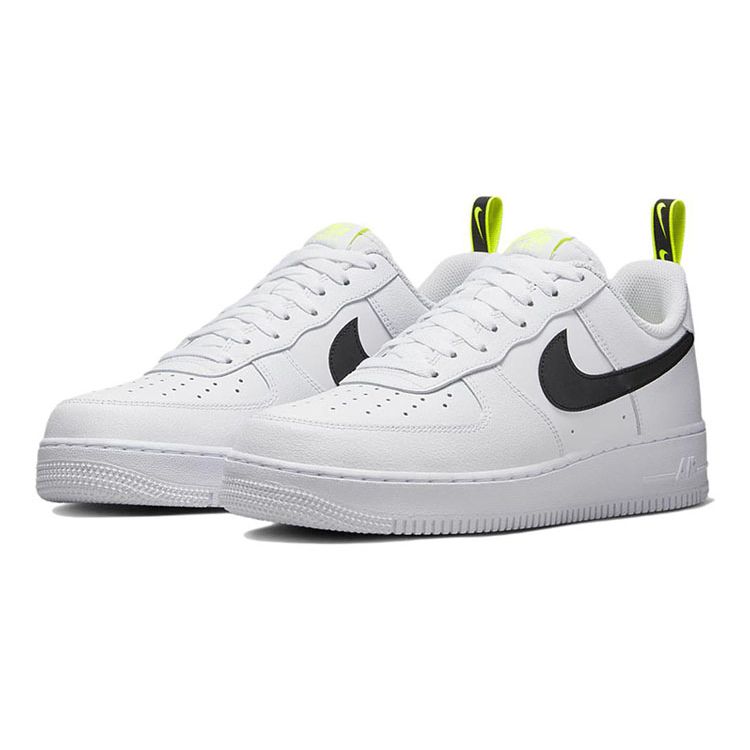 Nike Air Force 1 07 White Black Volt Men Sneakers DZ4510-100
