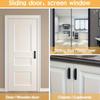 1pc/2pcs Adhesive Cabinet Handles Plus Stainless Steel No-Drilling Easy Installation Handles For Cabinet Door Window Drawer & Re