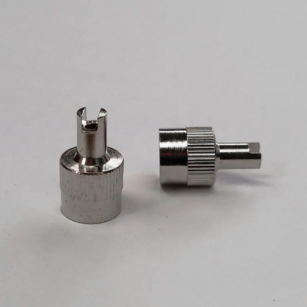 100-24pcs Car Wheel Tire Valve Lid Cover Trucks Leak-proof Tire Valve Stem Cap Copper Slotted Head Stem Cover Auto Repair Parts