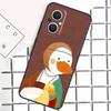 Cartoon Cute Animal Duck For OPPO Reno 14F 13F 12F 11F 10 11 12 13 14 Pro 7 8 Lite 8T OPPO Find X6 X5 X8 X9 Pro Case