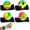 Wrist Return Hand Ball Rubber Rebounds Ball With Rope Stress Relief Toy for Enhancing Grip Strength and Reducing Anxiety