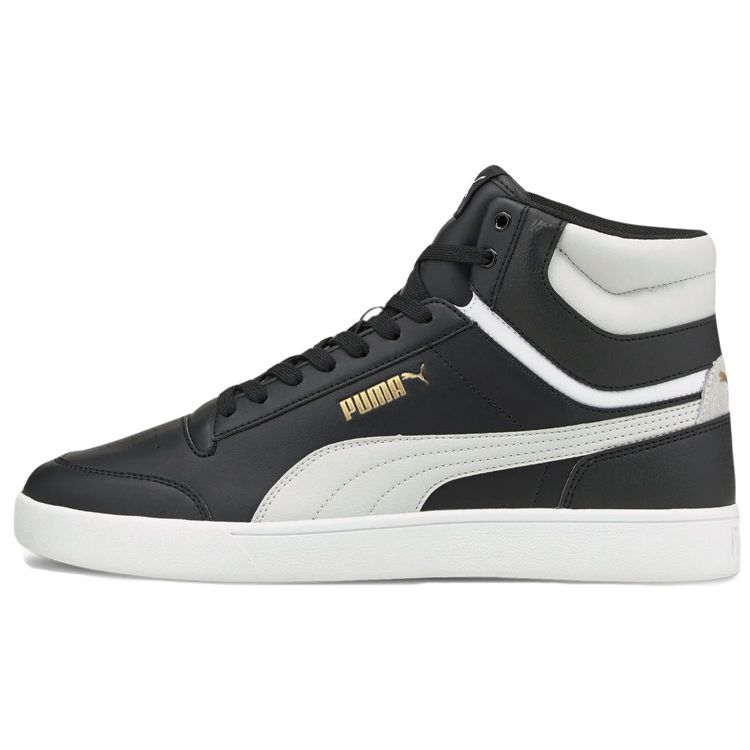 Puma Shuffle Mid Unisex Black White Lifestyle Sneakers 380748-02 EU 38