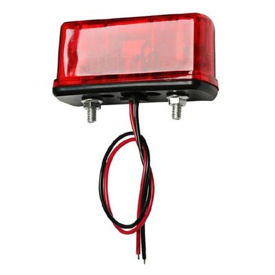 12V 24V Car LED License Plate Rear Tail Light Waterproof License Lamp
