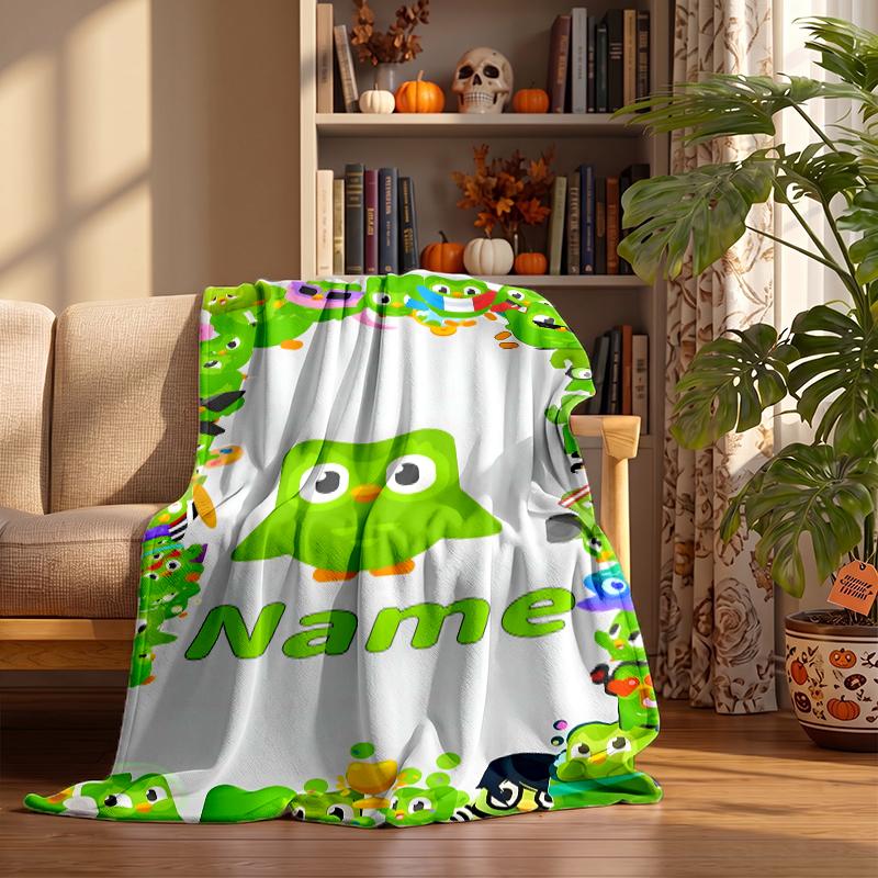 doulingo Custom Flannel Blankets Soft Warm Cozy Throws for Home Decor Holiday Gifts