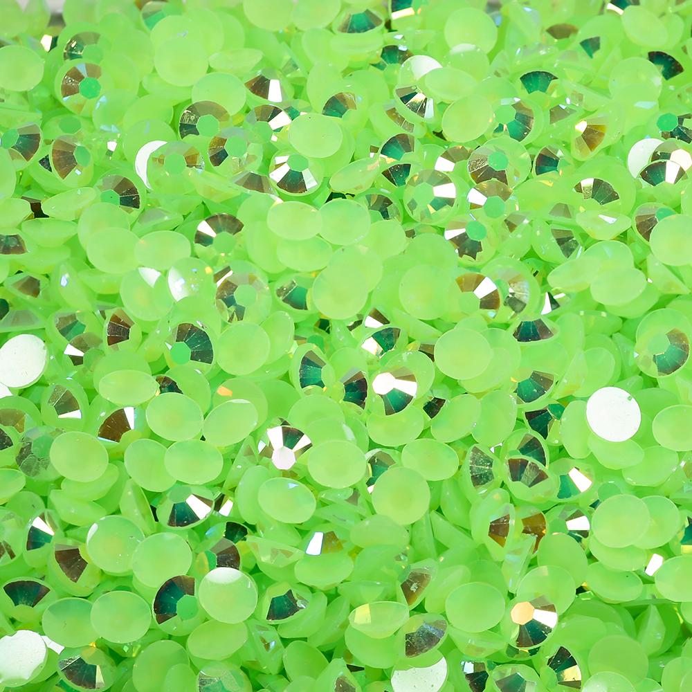 5000pcs 5mm Jelly ab Flatback Resin Rhinestones Small Package Non-hotfix Rhinestonesfor DIY Crafts