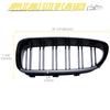 Car Gloss Black Kidney Grill Dual Slats Racing Grill For BMW 5 Series F10 F11 F18 520d 530d 540i 2010-2017 Replacement