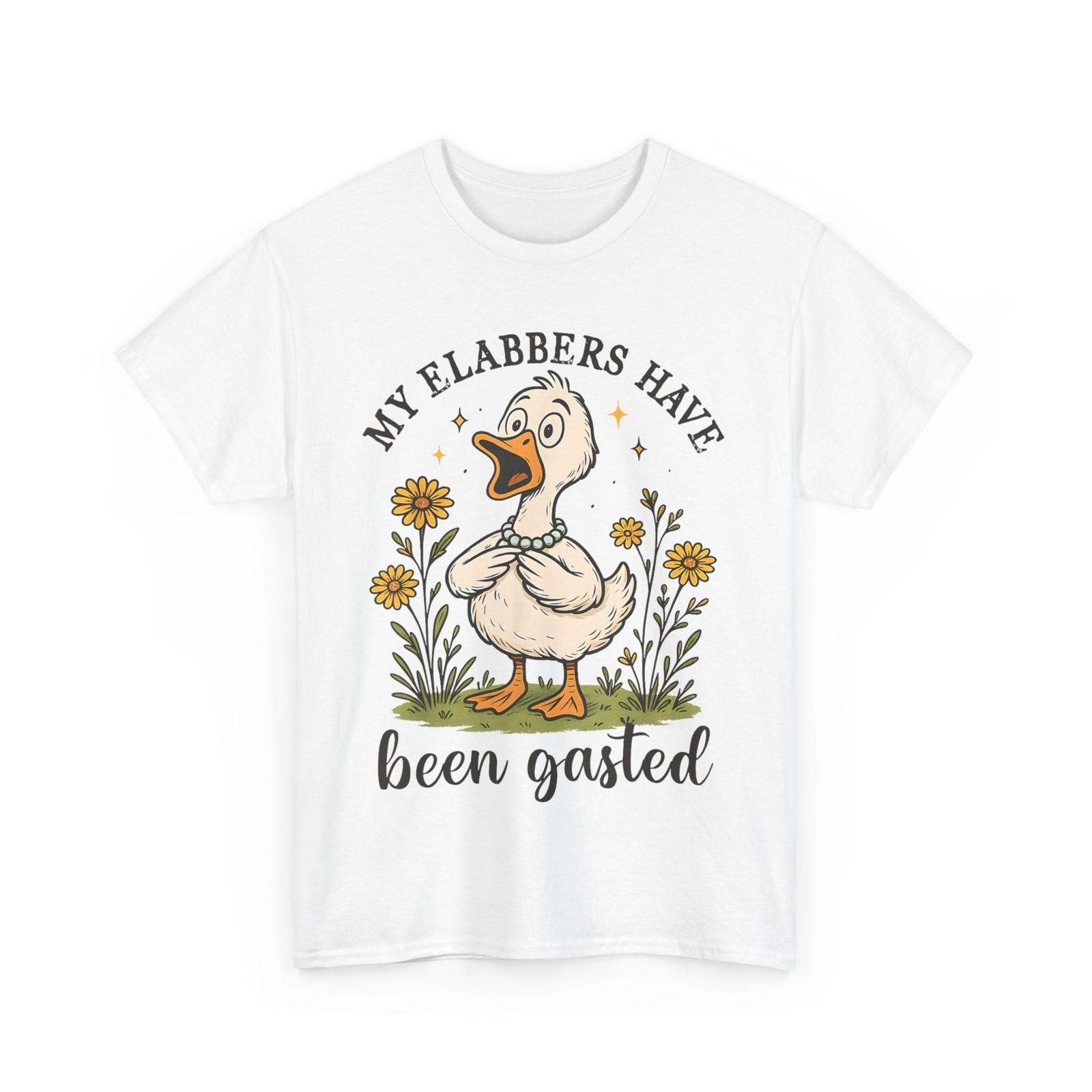 My Flabbers Have Been Gasted Distressed Funny Silly Goose T-Shirt XXXXL