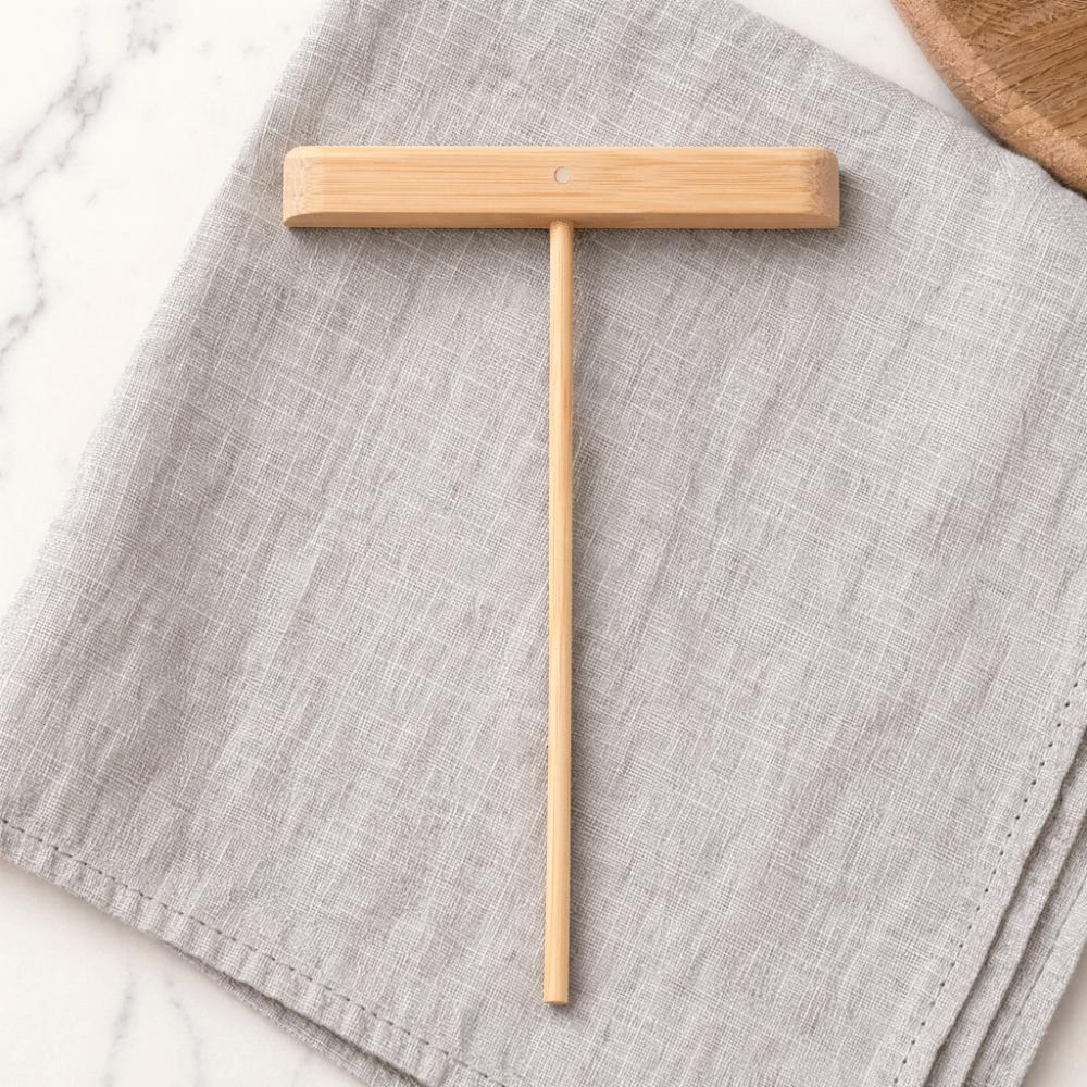 2pcs Washable Pancake Spreader Long Handle Bamboos Pancake Rake Pancake Rake  Jianbing Making