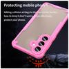 For Samsung Galaxy S26+ Case PC + TPU Semi-Transparent Frosted Finish Protective Phone Cover