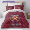 Custom Name West Ham United2 Pattern Bedding Quilt Set  Home Decoration  Gift (1 * duvet cover + 2 * pillowcase  without core)