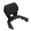 Motorcycle Rear Passenger Seat Tailstock Backrest Aluminum Alloy Passenger Backrest Cushion Pad for