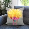 Anime Trolls Cushion Cover Comfortable Reversible Pillow Cover Ideal for Car Sofa Bedroom & Beyond