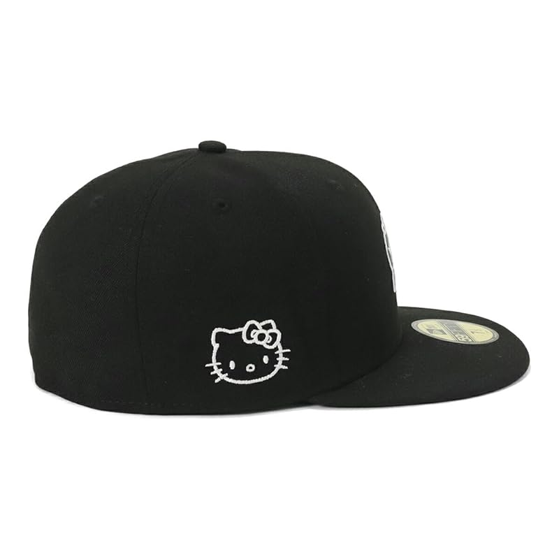 [New Era] cap 59FIFTY hello kitty collaboration black 7 5/8 5950 APPLE NECAP KITTY BLK 14348626 NER36C9593