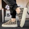 Men's Graffiti Prints Canvas Sneakers 2025 New Spring Autumn Breathable Fashion Vulcanize Shoes Outdoor Lace Up Men Casual Shoes
