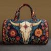Western Style Small Duffle Bag Gym Travel Unisex Handbag