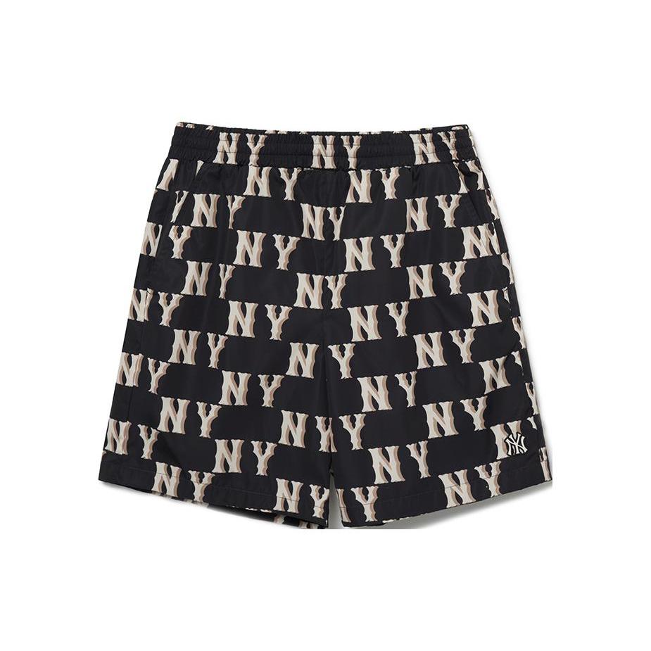MLB Sports Shorts Unisex Black Moderate 3ASMM0133-50BKS XS