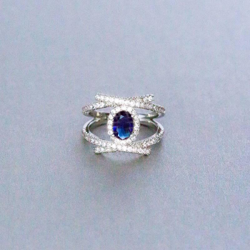 Cute European And American Style Oval Ring With Micro-inlaid Zircon Hot Selling New Fashion Ring