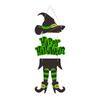 Halloween Witch Legs Witch Hat Door Hanging Festival Party Hemp Rope Tag Paper Pendant