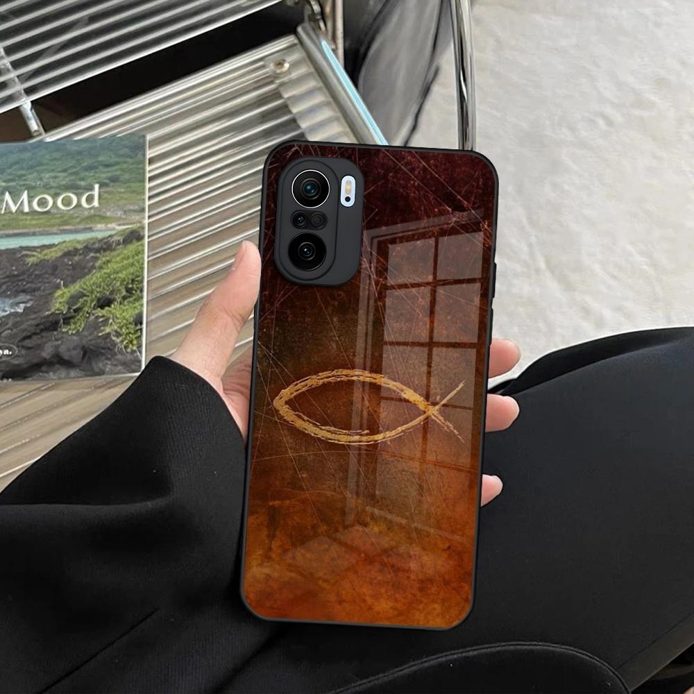 

Fish Symbol Jesus Christ Christian Phone Case for Xiaomi 14 13 12 11 13t 12t 11t POCO M6 M5 X6 X5 F6 F5 Ultra Pro Lite 5G toughe POCO X6 Pro
