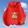 Minions Creative Graphic Print Pure Cotton Hoodie Autumn Winter Sports Leisure Outfit