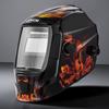 Welding Helmet Auto Darkening, 93 X 43 Mm True Color Welding Hood, Solar-Powered Welder Mask 2 Arc Sensors, Shade 4/9-13 for TIG MIG ARC Weld Grinding