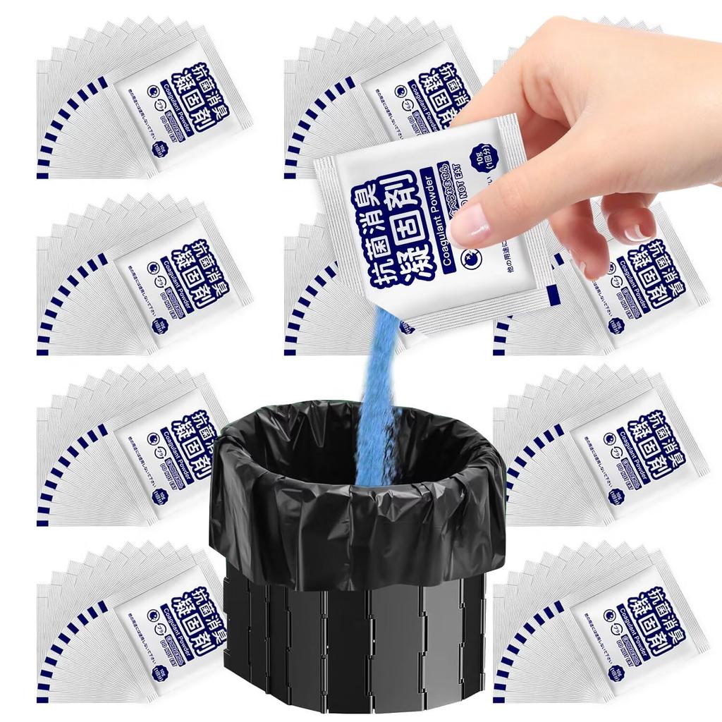 Umebana Easy Toilet Individually Antibacterial and Portable Toilet for Emergency and Disaster Preparedness Ideal for Water and Nursing Outdoor and