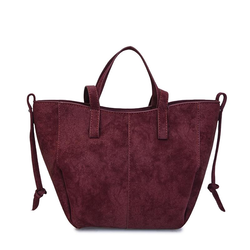 Light Luxury Solid PU Hasp Shoulder Bag for Women Commuting Frosted Leather Handbag   Large Capacity Niche Tote Bags