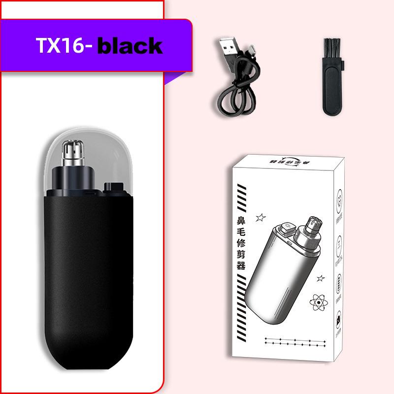 USB Rechargeable Electric Nose Ear Trimmer - 150mAh Li-Polymer Battery,Fast Charge,Compact & Portable Clipper for Men's Grooming