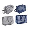 Mesh Toiletry Bag Portable Travel with Handle Storage Bag Shower Essentials Makeup Bag Bath Bag Gym Bag for Guys Women Men Girls