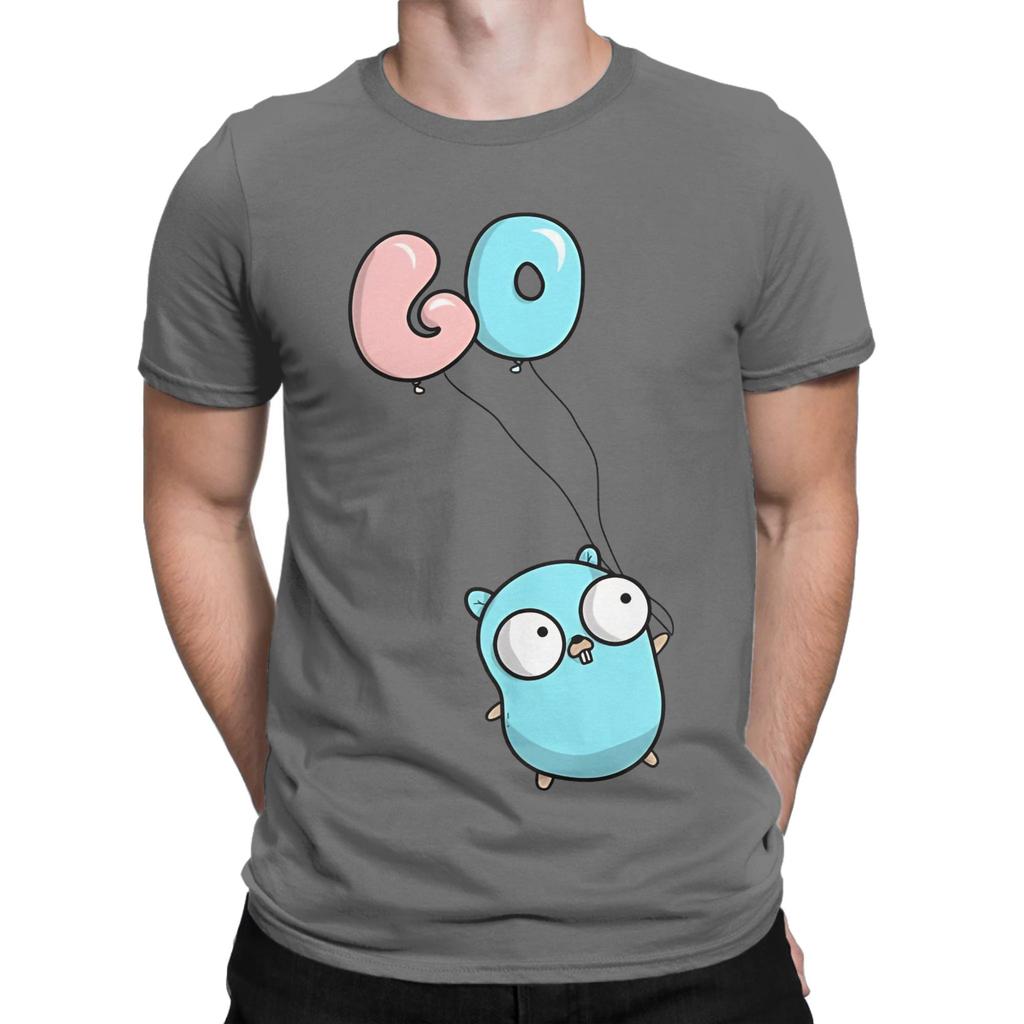 Golang Gopher Funny 100 Cotton Tshirt Gopher Tops Tees For Unisex