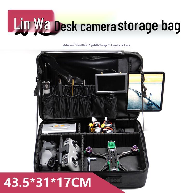 

Linwa FPV Drone & Camera Waterproof 3-Layer Storage Bag