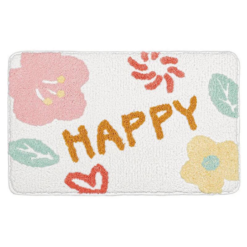 Bathroom Non-slip Absorbent Carpet Home Bedroom Mats Plush Floor Doormat Bathroom Washable Quick Drying Carpet