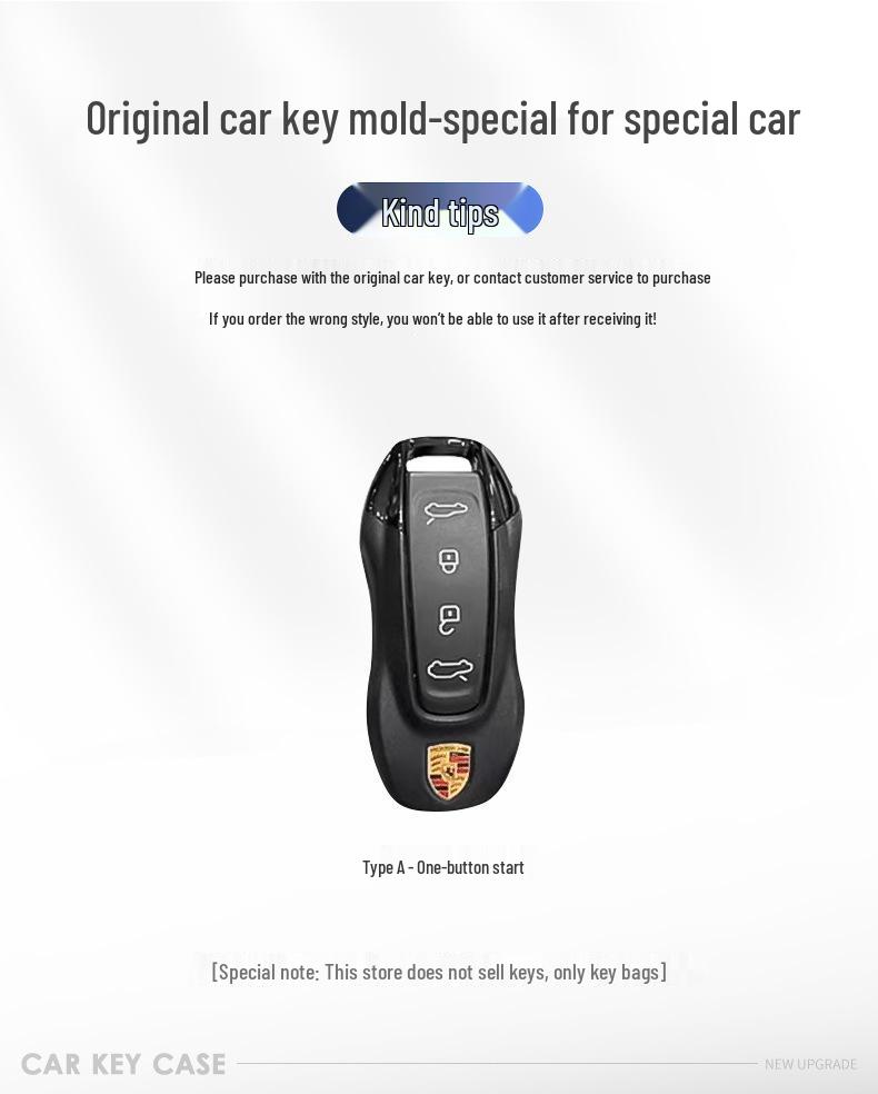 Porsche Schlüsselhülle für Cayenne, Macan, 911, Panamera, 718, Taycan