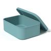 Silicone Ice Cube Tray with Lid: 4-Grid Frozen Soup & Food Storage Box