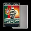 Mfoever Tin Sign HD Tin Sign Spirit of Portugal Vintage Wall Decor  Retro Portuguese Flag Sailing Ship Art Metal Tin Sign for Home Bar Decor
