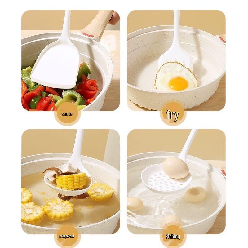 Wutuo 4-Piece Silicone Kitchen Utensil Set