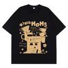 Tired Moms Coffee Club Funny Retro Coffee Lover Graphic T Shirt Men Women Fashion T Shirt Summer Cotton Hip-hop Loose T Shirts
