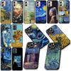 Van Goghs Starry Night Phone Case for Xiaomi Redmi Note 12 11 10 A3 Pro 10A 10C 12C Note12 5G Protective Cover