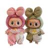 For 17cm/38cm Labubu Doll Clothes Fashion Clothes Shirts Overalls Doll Clothes Color Match Dolls Accessories Cute Decoration Little Clothes