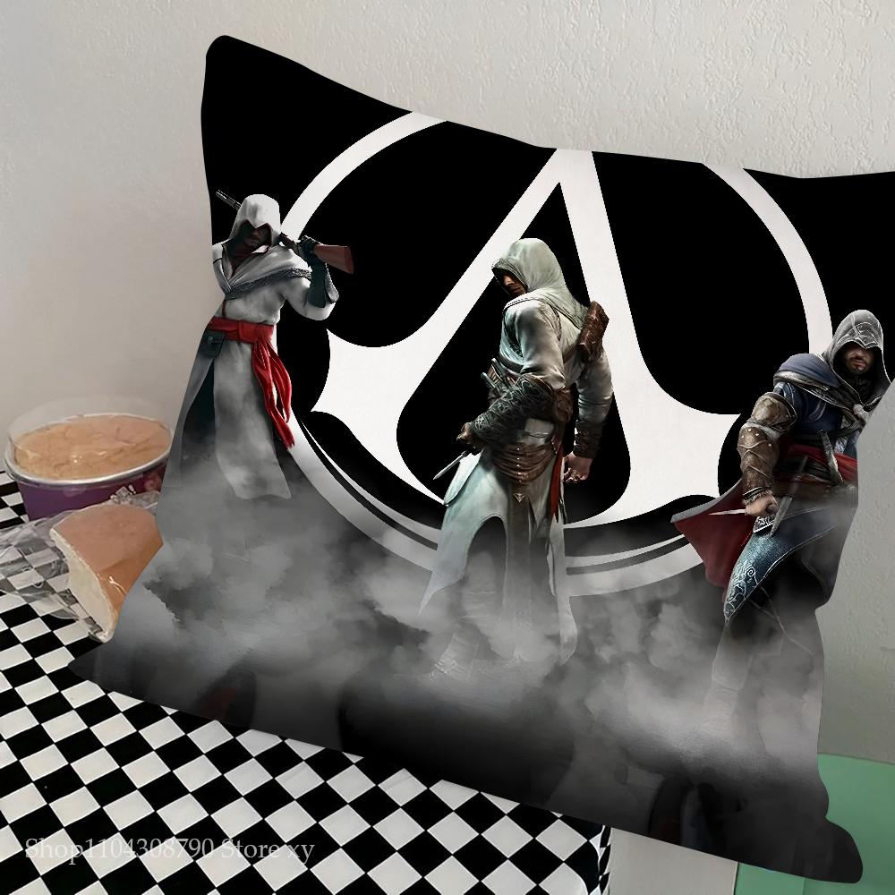 Game A-Assassins Creed Pillow Case Square Pillow Bedroom Sofa Leisure Comfort Cushion Car Living Room Home Decoration