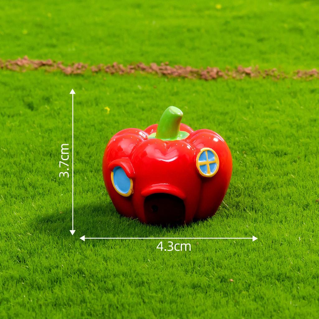 Adorable Resin Vegetable Fruit House Miniatures For Diy Garden Decor And Terrariums