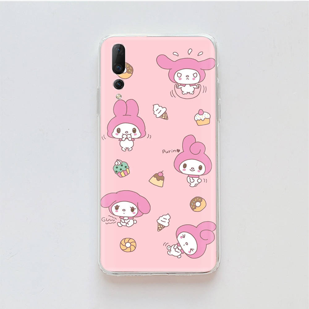 Transparent Case for Samsung A04 A14 A23 M33 M53 Realme 10 9 C35 C55 VIVO X80 Infinix Hot 30 Note 11 Tecno Spark 8P Pro L-2 My Melody