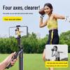 New Anti-Shake Four-Axis Gimbal Selfie Stick with Tripod for Mobile Live Broadcast and Travel